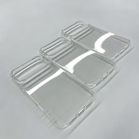Coque transparente en TPU ultra-claire pour iPhone 17, protection transparente à bords droits, mettez votre iPhone en valeur, vente en gros usine