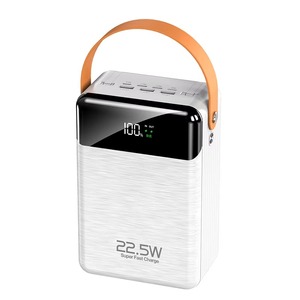 100000mAh Power Bank with Camping Light 22.5W PD Fast <b>Charging</b> Built-in Cables Outdoor Portable Charger for Travel - Product Image 1