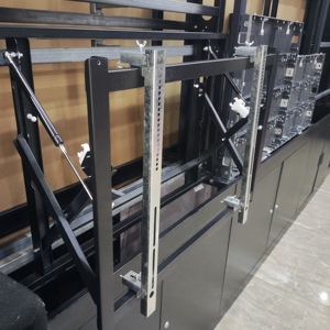 32-110inch LCD Wall <span class=keywords><strong>Mount</strong></span> khung TV bảo trì phía trước thủy lực đẩy loại khí mùa xuân núi Bracket tương tác TV xe gắn kết - Product Image 1