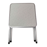 Bon un carré 40*40*51 table d'appoint pliante en aluminium de camping en plein air