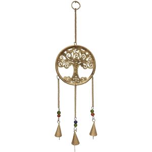 PARIJAT Handicraft Metal Wind Chimes Bell Tree Positive Energy Home <b>Decor</b> Hanging Bells for Garden Home Office Living Room Gift - Product Image 2