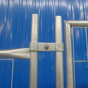 Sıcak daldırma 100mm galvanizli çelik geçici çit kelepçeleri su geçirmez açık kapı ve tel kelepçeleri kaplı çerçeve - Product Image 2