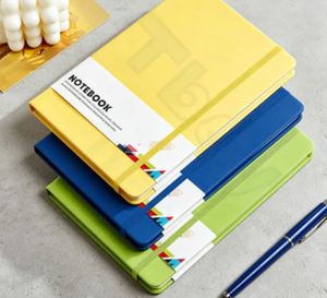 New Gift A4 Promotional A5 A6 Embossed Logo Leather Dotted Inner Page Binding Elastic Strap Notebook for Business - Product Image 5