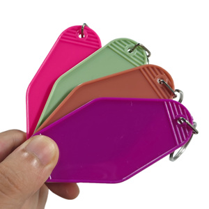 <b>Custom</b> logo Motel Key Ring Vintage Plastic Vintage Motel Key Chain Glitter Vintage Motel Hotel Acrylic Room <b>Keychains</b> Blank - Product Image 4