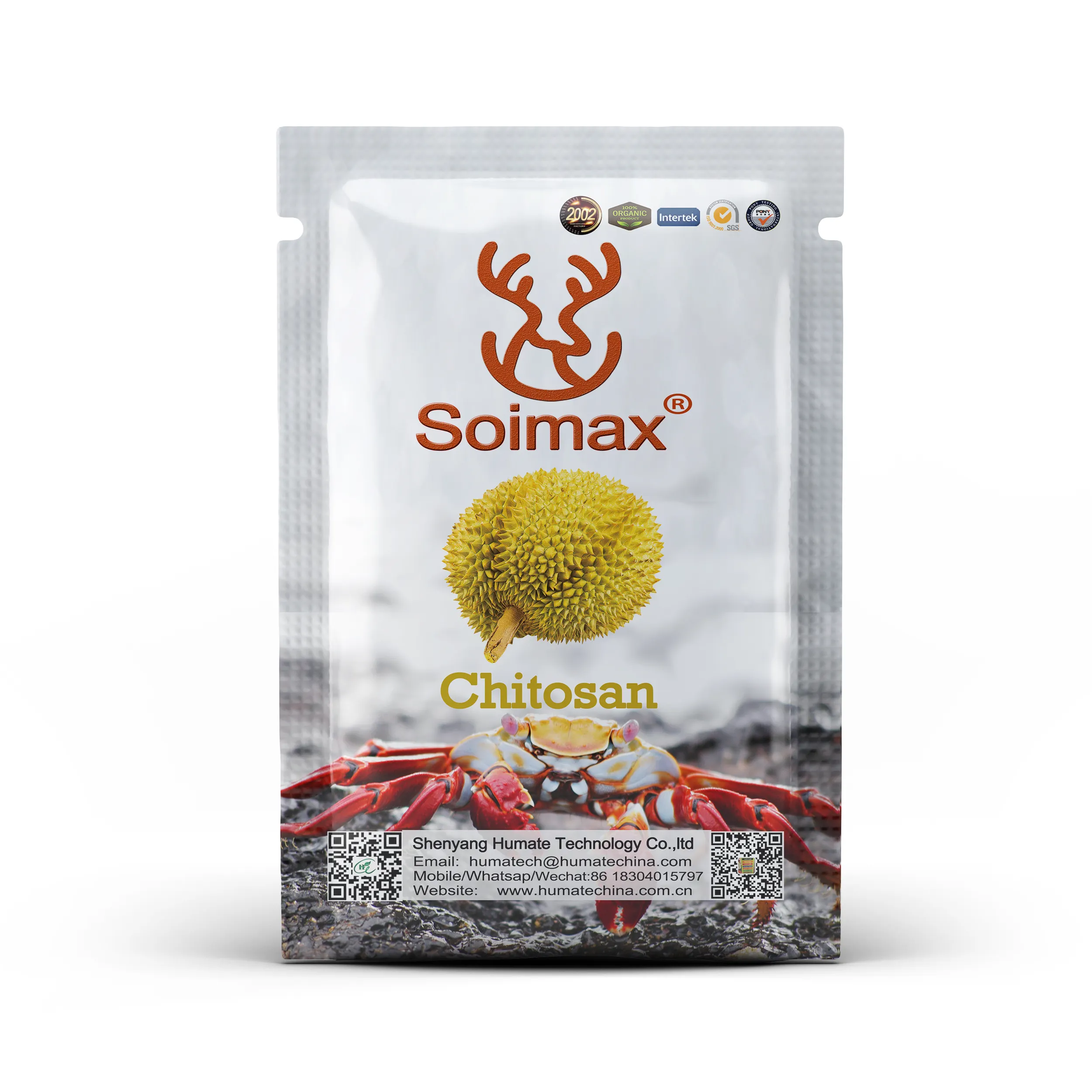 Soimax天然キチン粉末キトサン肥料SY8000-1バルク価格カニソースバイオ肥料製造