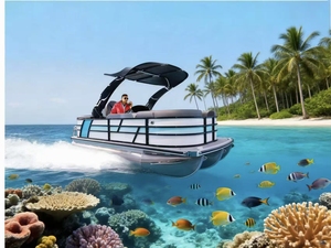 Yacht à voile de luxe de 16 pieds certifié CE avec coque en fibre de verre, moteur hors-bord de 90 CV, canapé de croisière, <span class=keywords><strong>bar</strong></span> et divertissements pour 8 personnes - Product Image 4