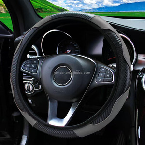 Cubierta de <span class=keywords><strong>volante</strong></span> de cuero de PVC para <span class=keywords><strong>Toyota</strong></span> Civic <span class=keywords><strong>Corolla</strong></span> antideslizante con elasticidad - Product Image 5