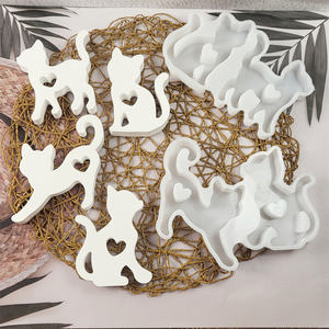 Handmade <b>Resin</b> Casting <b>Molds</b> for DIY Ins Style Decorative Ornaments <b>Silicone</b> Cat Figurine <b>Mold</b> X0238-2 Cake Tools - Product Image 4
