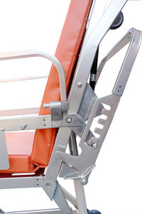 Camilla de ambulancia plegable de silla de aleación de aluminio de alta resistencia con respaldo ajustable y cinturones de seguridad - Product Image 2