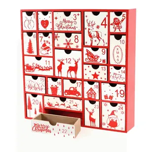 Boîte d'emballage cadeau <span class=keywords><strong>de</strong></span> luxe vide en carton pour <span class=keywords><strong>calendrier</strong></span> <span class=keywords><strong>de</strong></span> <span class=keywords><strong>l</strong></span>'avent <span class=keywords><strong>de</strong></span> Noë<span class=keywords><strong>l</strong></span> <span class=keywords><strong>de</strong></span> 24 jours - Product Image 4