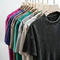 T-shirt Homme Vintage Oversize en Coton Lourd 230G, Meilleure Vente, Logo Personnalisé pour Articles Promotionnels et Emballage de Marchandises