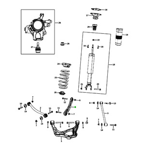 Barra de Acoplamiento para Durango Grand Cherokee 52124821AC 52124820AC Sistema de Suspensión MacPherson - Product Image 4