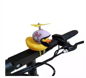 Petites cloches de vélo de canard jaune, usine, guidon de vélo de montagne, phare de vélo, klaxon de moteur, <span class=keywords><strong>casque</strong></span> de vélo, cyclisme - Product Image 5