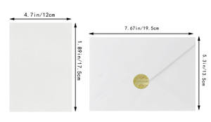 Carte d'invitation 3D écologique personnalisée pour la fête des mères et les mariages avec enveloppe et carte de vœux - Product Image 4