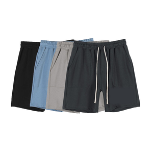 Pantalones Cortos Casuales de Verano para Hombre, 100% Algodón, Estilo Vintage, Ecológicos, Antiarrugas, de Secado Rápido, Transpirables, Tejido de Lona de 120g - Product Image 1