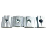 Écrous à fente en T DIN 508 de grade 8.8, 10.9, 12.9, M4-M8, oxyde noir, pour table de travail CNC de machine de fraisage