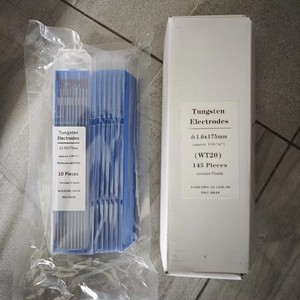 Meilleur <span class=keywords><strong>prix</strong></span> pour électrode en tungstène WT20 pour soudage TIG, couleur rouge, 1,6 mm, 2,4 mm, 3,2 mm, baguettes de soudage TIG - Product Image 1