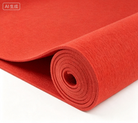 Polyester recyclé non tissé uni imperméable 9mm 5mm 2mm 1.8mm antistatique pour chaussures, textiles de maison, sacs, hôpitaux, jouets