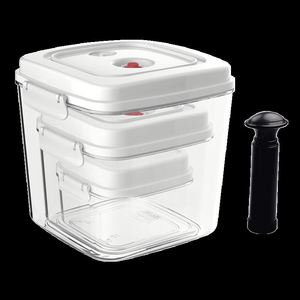 Couvre-aliments pliables en plastique écologique de 3000 ml, couvercles sous vide pour la mise en conserve, stockage des aliments, couvercle hermétique à large ouverture, couvercle transparent carré OEM - Product Image 6