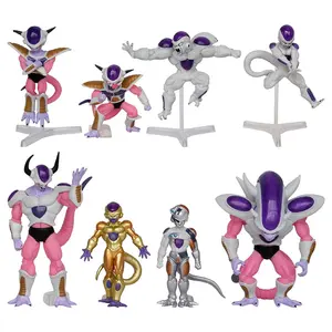 Japanese Anime Dragon Balls Z Frieza Action Figures 8 pieces Frieza all model Character Toys