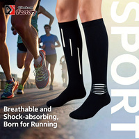 Chaussettes de course de marathon personnalisées de haute qualité en usine Performance de compétition athlétique pour hommes et femmes