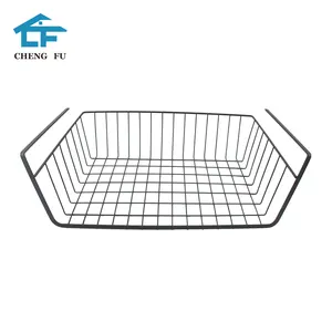 2020新款工业金属铁丝挂墙自衣柜下置物篮