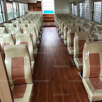 Bateau de transport de passagers fluvial et maritime de 16 m, 60 places, bateau-taxi, ferry, bateau rapide, bateau touristique à cabine à vendre