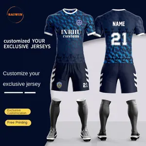 Custom Football Set Soccer T-shirt Football Clothes Team Jersey American Football Wear Full Set Soccer Uniform Soccer Jersey