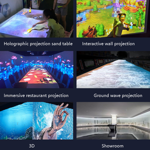 <span class=keywords><strong>Projecteur</strong></span> d'affichage hologramme interactif à LED pour bâtiment extérieur 4K 3D App Control Cartographie personnalisée Vidéo Multi-Environnement - Product Image 3