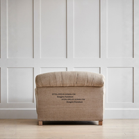 Canapé et fauteuil de style français moderne en tissu durable, meubles de salon en bois pour la maison, les hôtels et les chambres à coucher