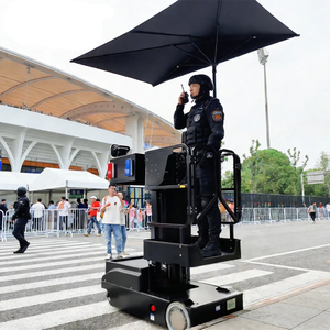 Plataforma Elevadora Multifuncional, Torre de Vigilancia Móvil para Patrullaje de Seguridad, TopGrain AI JY-01, Elevador de Mástil Vertical Eléctrico - Product Image 5