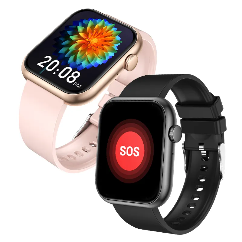 2024 Customizable Touch Smart Watch for Kids Adults IP67 Dynamic Heart Rate Fitness Bracelet New Sport Smartwatch for Men Women