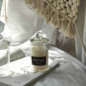 Hot Selling Sealed <b>Jar</b> Container for Pumpkin <b>Candle</b> <b>Glass</b> <b>Candle</b> Container With Dome Plastic Tea Light <b>Candle</b> Container - Product Image 3