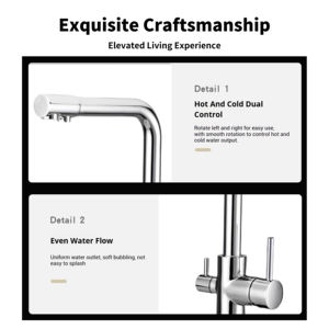 <span class=keywords><strong>Robinet</strong></span> de cuisine thermostatique haute pression moderne et classique YEETE avec douchette extractible pour SPA - Product Image 3