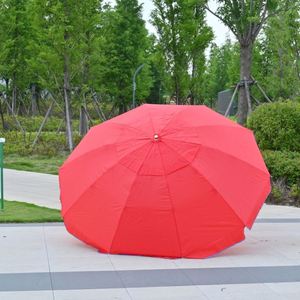 Sombrilla de Playa Roja de 150 cm con Ventilación y Protección UV, Carpa de Jardín Portátil para el Sol - Product Image 3