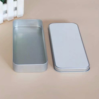 Trousse à crayons d'impression par transfert thermique 2D, boîte à crayons en étain métallique pour enfants avec Insert en aluminium