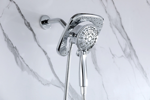 Amazons Best Selling OEM ODM Luxury <strong>Chrome</strong> Magnetic Combo Set Shower Head Set with Magnetic Holder - Product Image 5