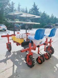 Trasplantadora <span class=keywords><strong>de</strong></span> Tomates <span class=keywords><strong>de</strong></span> Dos Filas, Sembradora <span class=keywords><strong>de</strong></span> Plántulas <span class=keywords><strong>de</strong></span> Vegetales para Invernadero, Montaña, Huerto - Product Image 2