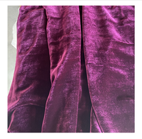 Polyester coton soie velours velours ignifuge canapé rideau drapé tapisserie d'ameublement décoration tissu 200-500GSM largeur 1.5m-3m