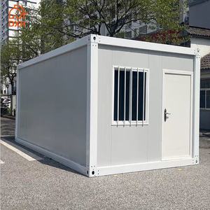 Casa Container Prefabbricata DXH <span class=keywords><strong>da</strong></span> 20ft, Smontabile, Flat-Pack, Modulo Abitativo Mobile Temporaneo, Appartamento, Ufficio, Campo di Costruzione - Product Image 1