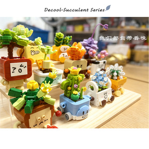 Set de Bloques de Suculentas Aromáticas al por Mayor, Adorable Decoración de Plantas Miniatura para Escritorio, Regalo DIY de Adorno Perfumado en Maceta para Hogar y Oficina - Product Image 3