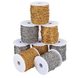 Impermeabile 18k PVD oro acciaio inossidabile catene di collegamento bastone fatto a mano catena sottile fai da te per la creazione di gioielli di trovare materiale - Product Image 5