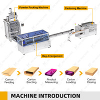 Multilane automatische fruitpoeder-sachet verpakkingsmachine, 8-baans stickpack vitaminepoeder papieren doos verpakkingsmachine