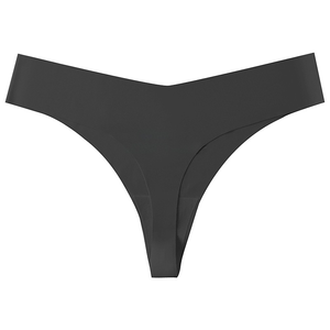 Tanga Rosa Frambuesa en Oferta - Tanga de Talle Grande para Mujer, Cintura Baja, Seda Helada, Sensación de Desnudez, Forma de V, Transpirable, Entrepierna de Algodón, En Stock - Product Image 4