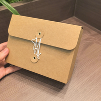 Boîte en papier kraft avec autocollants japonais pour l'emballage de leggings, sous-vêtements, chaussettes, serviettes