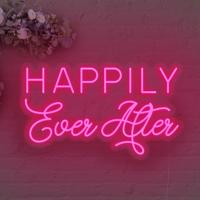 Letrero de Neón LED Personalizado al por Mayor de Fábrica, Diseño Gratuito, Letrero con Nombre y Logotipo Personalizado para Decoración de Bodas y Fiestas de Cumpleaños