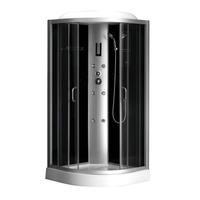 Cabine de douche intelligente à économie d'énergie, installation rapide, cabine de douche intelligente pour projets d'appartements