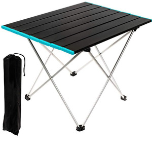 Mesa de Picnic Plegable Portátil Ligera de Aluminio, Enrollable, Ultraligera, para Campamento y Senderismo al Aire Libre - Product Image 1