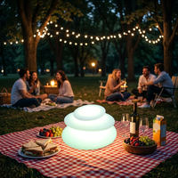 Lampes en pierre multicolores à LED, villas/jardins, lumières en forme de galets artificiels, lumières paysagères étanches, décoration de vacances, Noël
