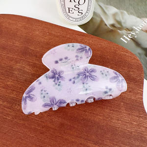 <span class=keywords><strong>Pince</strong></span> à <span class=keywords><strong>cheveux</strong></span> en acrylique imprimée en gros pour femmes, <span class=keywords><strong>pince</strong></span> à <span class=keywords><strong>cheveux</strong></span> en forme de <span class=keywords><strong>crabe</strong></span> tendance - Product Image 5